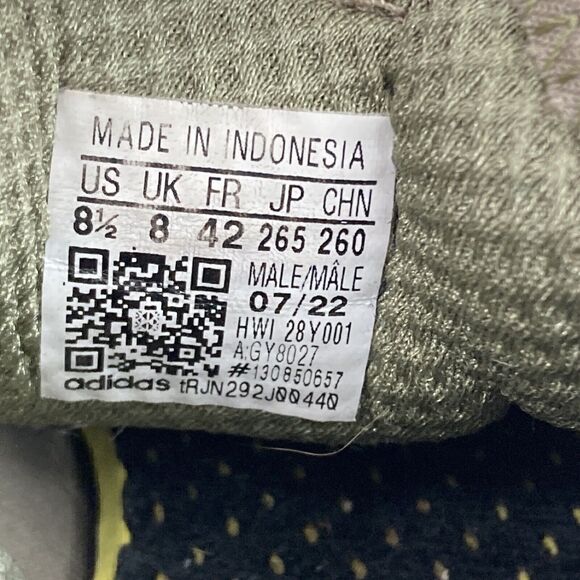 Adidas Kaptir 2.0 Orbit - Men's Sz 8.5 - Green Camo - Running Shoes - GY8027 - Picture 12 of 12